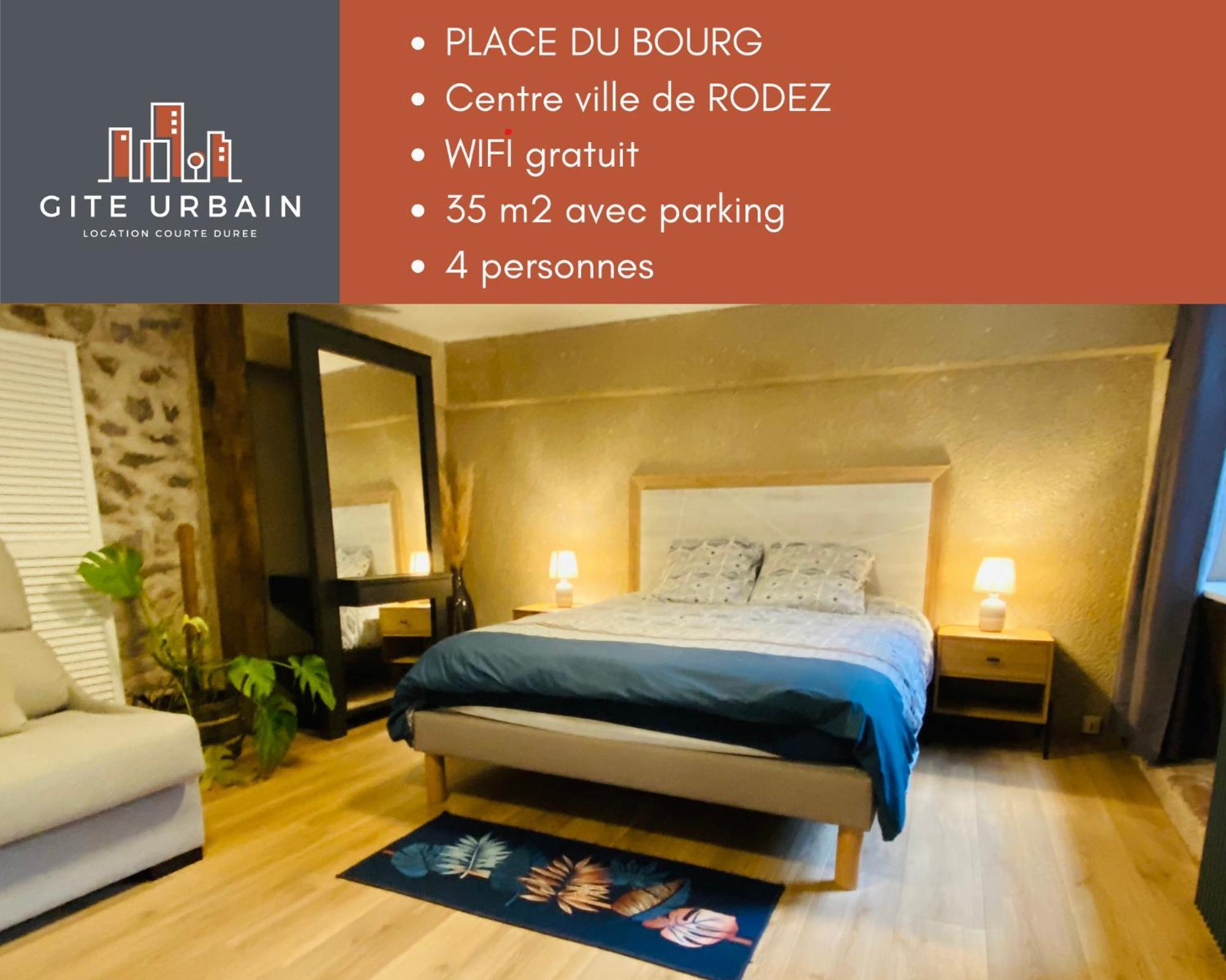 Le Place Du Bourg Appartement T2 Centre Historique روديه المظهر الخارجي الصورة